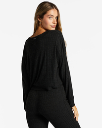 2 Keep On - Jersey Abierto con Botones para Mujer Negro ABJKT00476 Billabong