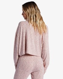 3 Keep On - Jersey Abierto con Botones para Mujer Rosa ABJKT00476 Billabong