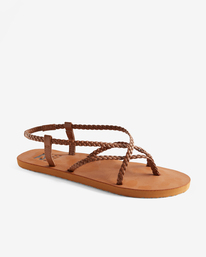 1 Crossing By Braided Sandals Beige ABJL100047 Billabong