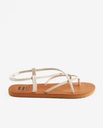 3 Crossing By Braided Sandals Yellow ABJL100047 Billabong