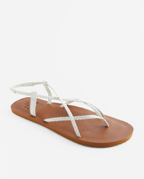 1 Crossing By Braided Sandals White ABJL100047 Billabong