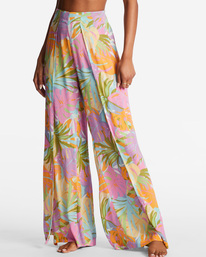 3 Split Spirit Floral Pants White ABJNP00118 Billabong