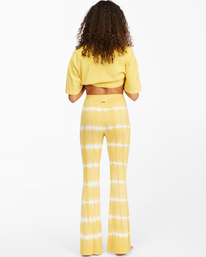 3 Sunburst Waves Flared Pants Yellow ABJNP00241 Billabong
