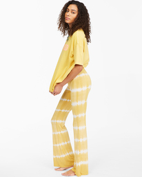 2 Sunburst Waves Flared Pants Yellow ABJNP00241 Billabong