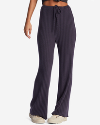 5 So Easy Elastic-Waist Knit Pants Black ABJNP00299 Billabong