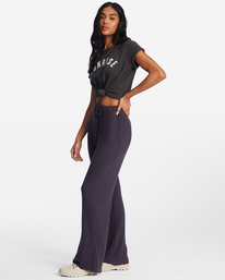 1 So Easy Elastic-Waist Knit Pants Black ABJNP00299 Billabong