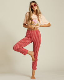 0 Good Days - Ankle Length Trousers for Women Pink ABJNP00323 Billabong