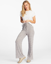 2 So Easy High-Waisted Wide-Leg Knit Pants Multicolor ABJNP00328 Billabong