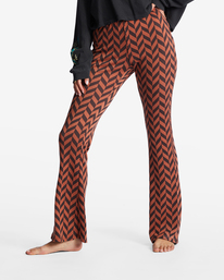 4 New Heights Flared Pants Red ABJNP00331 Billabong