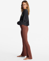 3 New Heights - Wijd uitlopende broek voor Dames Red ABJNP00331 Billabong