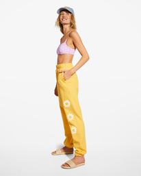 1 Billabong x Smiley Happy Saturday Joggers Yellow ABJNP00343 Billabong