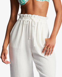 4 Wander On Paper Bag Pants White ABJNP00347 Billabong