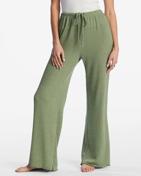3 So Easy Cozy Lounge Pants Green ABJNP00354 Billabong