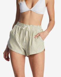 3 Road Trippin Elastic Waist Shorts Green ABJNS00100 Billabong