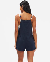2 Out N About Overalls Romper Blue ABJNS00166 Billabong