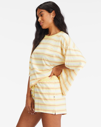 1 Feeling Free High-Waisted Knit Shorts Yellow ABJNS00218 Billabong