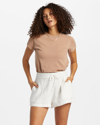 1 Day Tripper - Short à taille élastique pour Femme Blanc ABJNS00241 Billabong