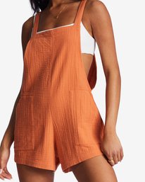 4 Beach Crush - Mono Corto para Mujer Rojo ABJNS00244 Billabong