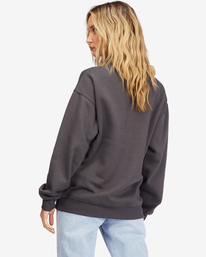2 Shine All Night Crewneck Sweatshirt Black ABJSF00312 Billabong