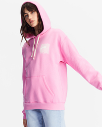 2 Wave Tribe Graphic Hoodie Pink ABJSF00374 Billabong