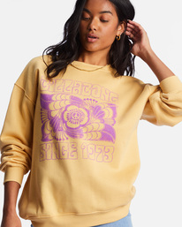 3 I Am Grateful Sweatshirt Yellow ABJSF00388 Billabong