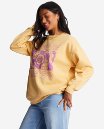 1 I Am Grateful Sweatshirt Yellow ABJSF00388 Billabong
