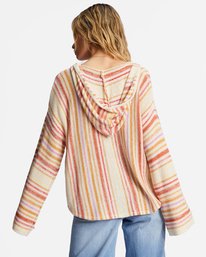 2 Baja Beach - Sweat à capuche confortable pour Femme Rouge ABJSW00125 Billabong