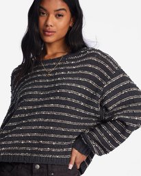 3 She's A Trip Crewneck Sweater Black ABJSW00201 Billabong