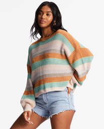 3 Spaced Out - Jersey Cerrado para Mujer Multicolor ABJSW00202 Billabong