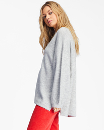 1 Sol Chasing Tunic Sweater Grey ABJSW00207 Billabong