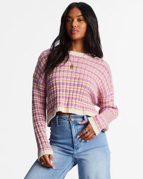 3 In A Daze Cozy Sweater Purple ABJSW00228 Billabong