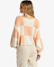 3 Check Please - Trui voor Dames Orange ABJSW00236 Billabong