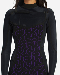 4 3/2mm Synergy 2022 - Wetsuit met een Borstrits voor Dames Black ABJW100129 Billabong