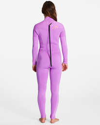 2 3/2mm Synergy 2022 - Traje de Surf con Cremallera en la Espalda para Mujer Violeta ABJW100132 Billabong