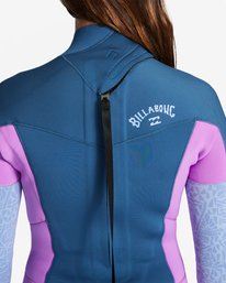 4 3/2mm Synergy 2022 - Back Zip Wetsuit for Women Blue ABJW100140 Billabong