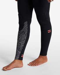4 3/2 Furnace Comp Chest Zip Wetsuit Black ABJW100146 Billabong