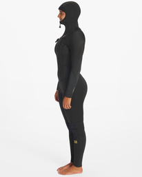 2 5/4 Synergy Hooded Chest Zip Full Wetsuit Black ABJW200100 Billabong