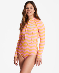 2 1/1mm Salty Dayz - Long Sleeve Springsuit for Women Orange ABJW400106 Billabong