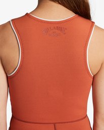 4 2/2mm Sol Sistah - Springsuit Long Jane pour Femme Orange ABJW700101 Billabong