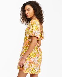 3 Paradise Mini Dress Green ABJWD00225 Billabong