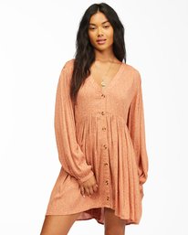 0 On The Way Babydoll Dress  ABJWD00258 Billabong