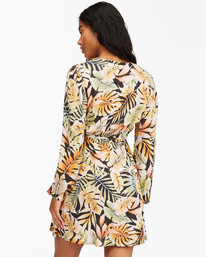 2 Spring Romance Mini Wrap Dress Black ABJWD00354 Billabong