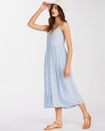 1 Venice Babe Midi Slip Dress Black ABJWD00355 Billabong