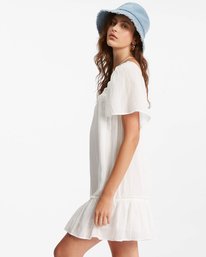 1 She's A Doll Babydoll Dress White ABJWD00432 Billabong