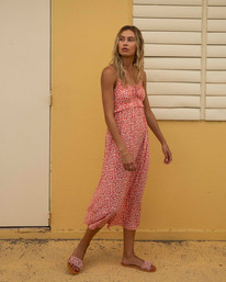 0 Rebel Heart Slip Dress Orange ABJWD00434 Billabong