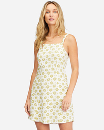 0 Daisy Craze Mini Dress White ABJWD00461 Billabong