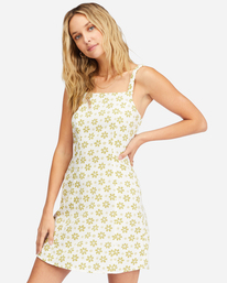 1 Daisy Craze Mini Dress White ABJWD00461 Billabong