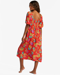 billabong, True Romance - Midikleid für Frauen, BRIGHT POPPY (rne0) True Romance - Floaty Dress for Women ABJWD00478