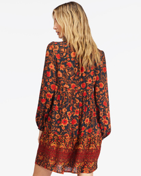 1 Hearts Desire Long Sleeve Mini Dress Black ABJWD00507 Billabong