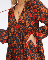 3 Hearts Desire Long Sleeve Mini Dress Black ABJWD00507 Billabong